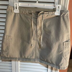 Calvin Klein Jeans Beige Mini Skirt